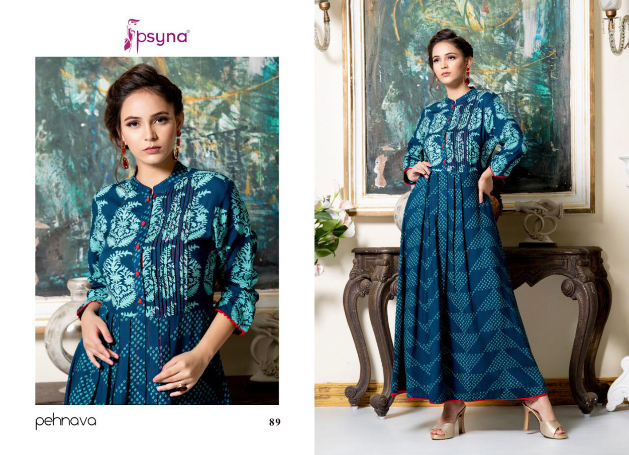 Pehnava Vol-8 Psyna Launch Rayon Cotton Gown Pehnava Vol-8 Psyna Launch Rayon Cotton Gown